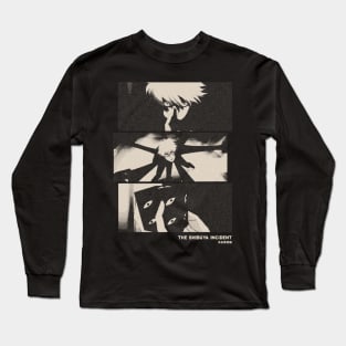 The Shibuya Incident Gloomy Halftone Fanart Design Long Sleeve T-Shirt